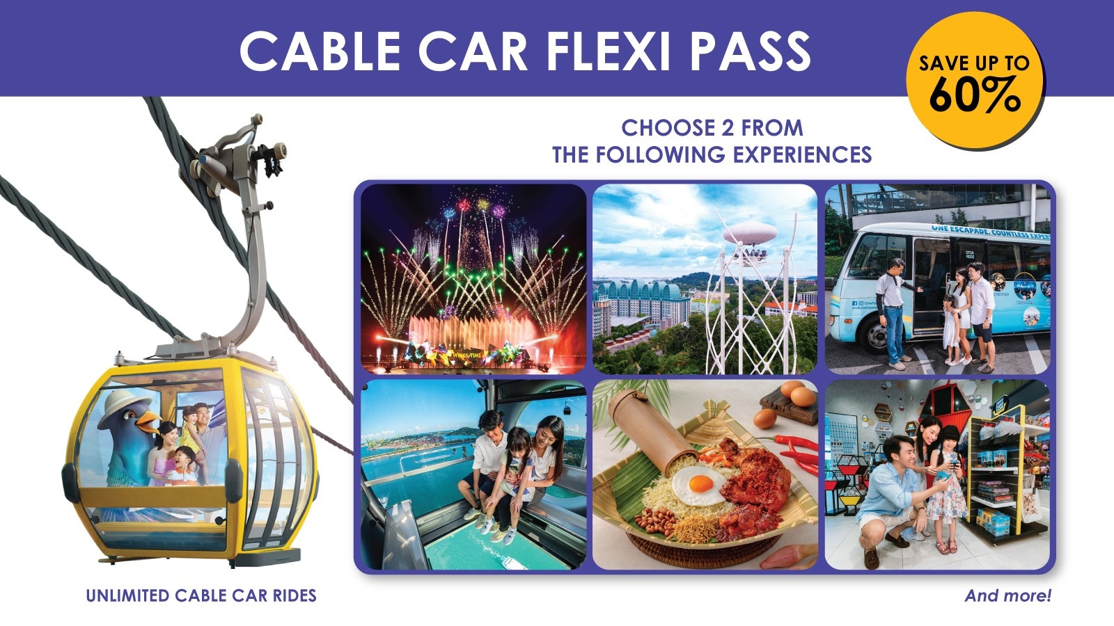 CABLE CAR FLEXI PASS (2 CHOICES)