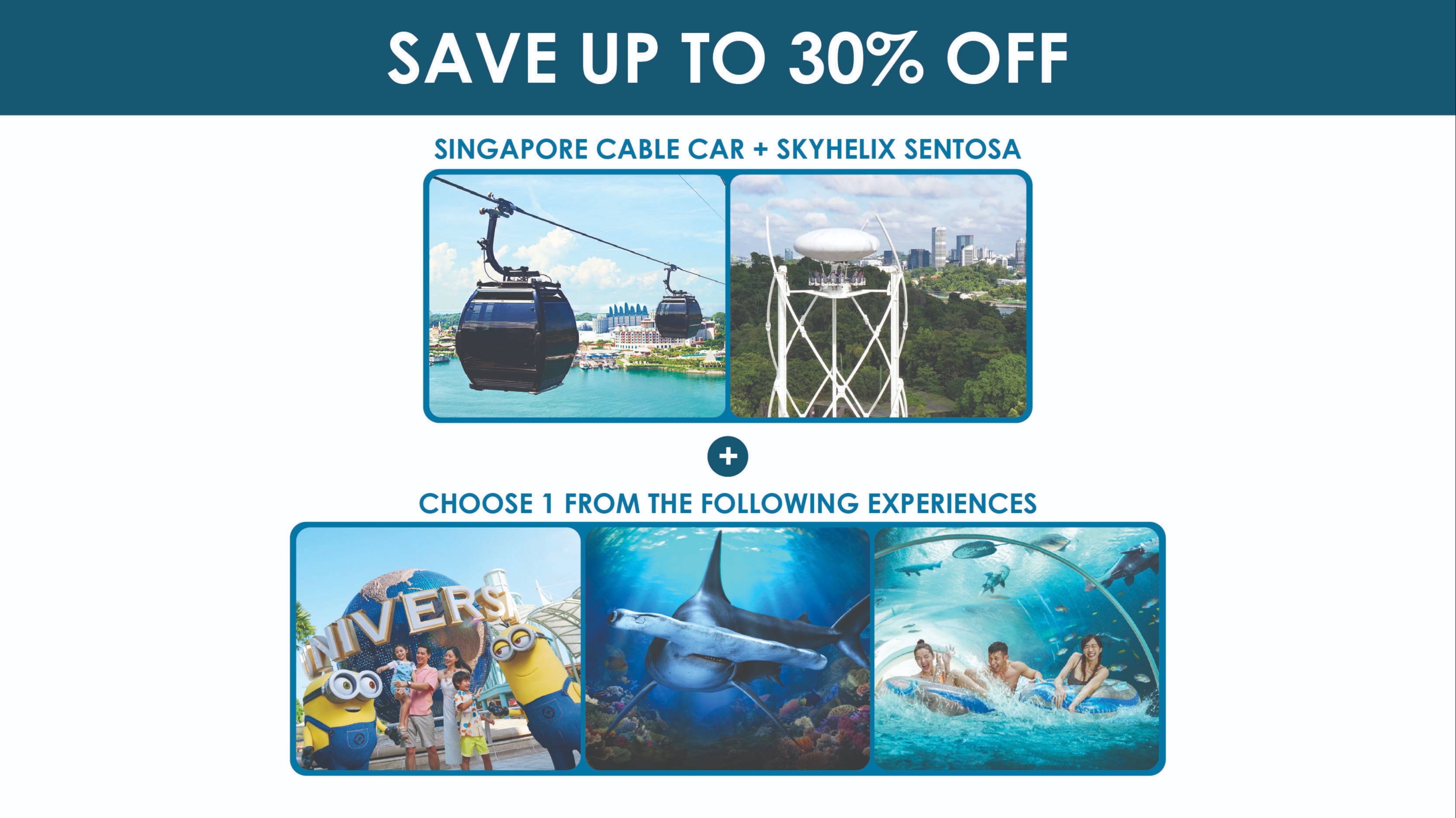 SkyPass Unlimited + USS / SG Oceanarium / Adventure Cove